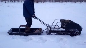 Мотобуксировщик Макс алабай