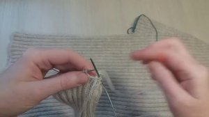 Водолазка резинкой 2×2(реглан-погон) часть 2