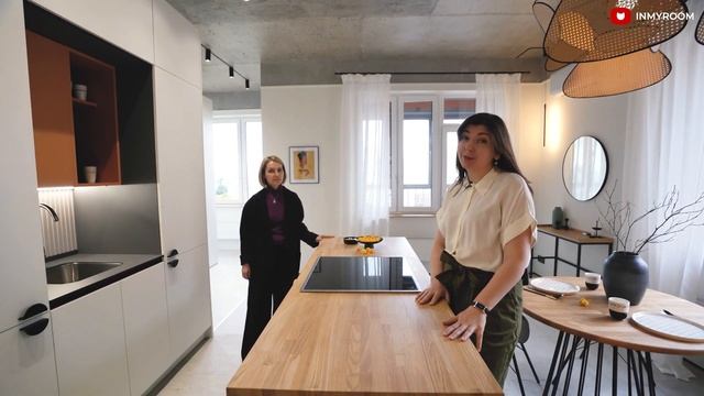 ? Компактная КУХНЯ с островом! Бюджетные решения. Дизайн интерьера кухни в стиле лофт. Рум тур смотреть онлайн