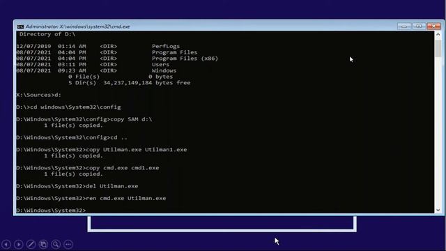 Windows: How to Reset/Break/Recover/Crack/Hack Login User Password (Hindi) смотреть онлайн