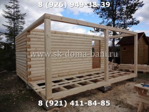 дом из бруса под усадку 3х6 проекты и цены Московская область