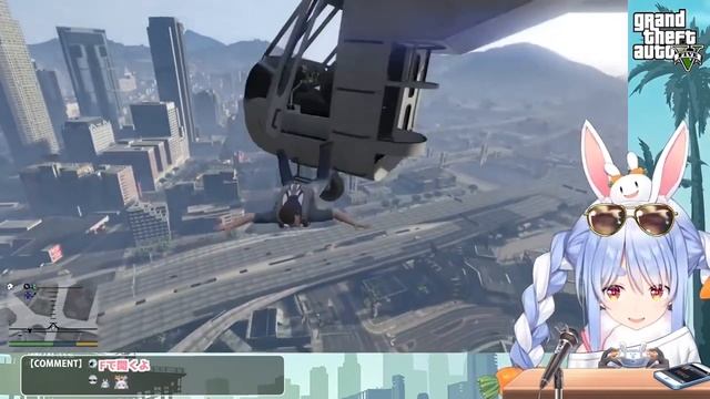 [RU SUB] Чат сказал Пекоре нажать "F", чтобы использовать парашют смотреть онлайн