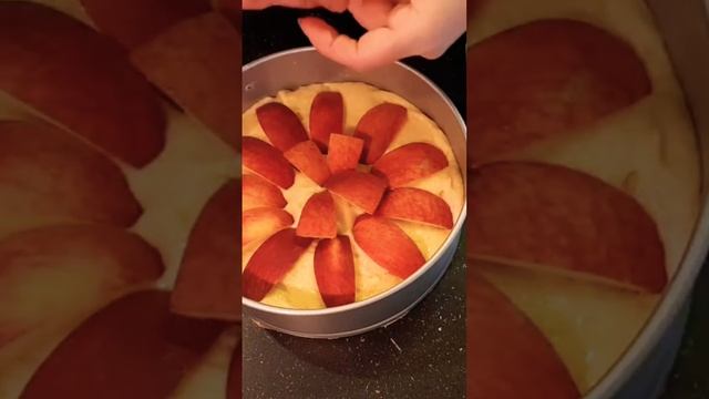 Пирог с персиками у меня на канале