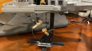 Brickmania Lego Military MH-X Ghost Hawk Helicopter Review!!