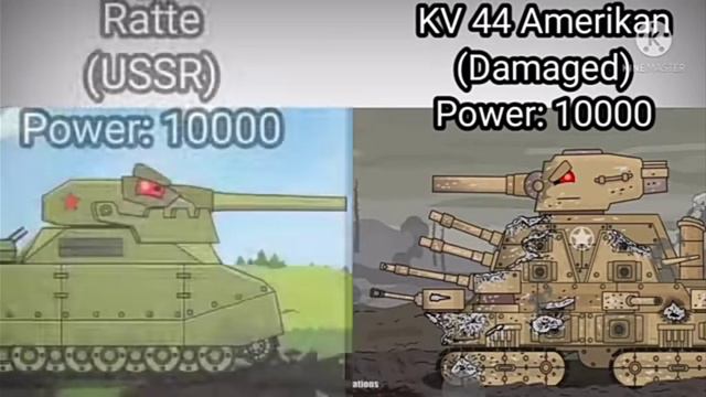 бой.Ратте против КВ 6,КВ 44 патриот и КВ 44М смотреть онлайн