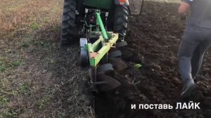 ДТЗ 5404К. Вспашка на разных участках.