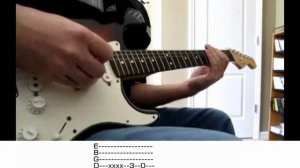 Marilyn Manson - The Beautiful People guitar cover WITH TABS