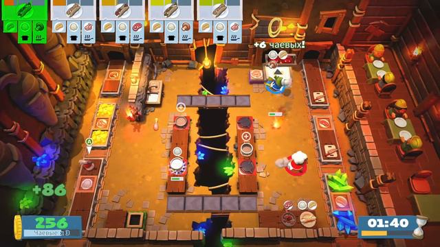 Overcooked 2 | Опасные шахты (совместное прохождение) смотреть онлайн