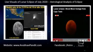 Live Lunar Eclipse Visuals | Astrological Analysis of the Impact on People and World