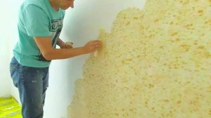 Нанесение жидких обоев на стены (Рельеф 325) #SILKPLASTER #RELEF325
