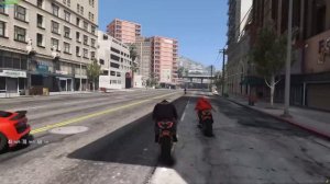 Superbike Embarrassed Cops in GTA 5 RP