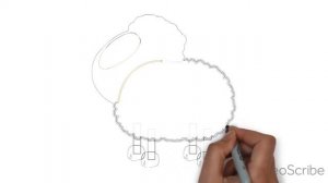 Как нарисовать овцу How to draw sheep