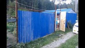 Сдвижные ворота своими руками , бюджетный вариант .