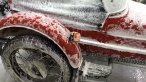 Катаем зимой на ИЖ Юпитер-5 с Водяным Охлаждением по улицам Ижевска