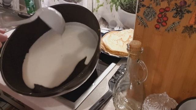 Блины под соусом!  Домашняя еда Кухня Рецепты