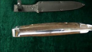 Нож Горец-1 цельнометаллический, А.Титов, венге