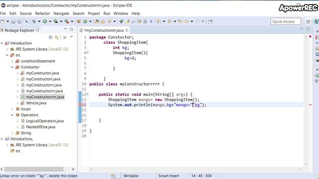 constructor in java no arrgunment, without parameter,with parameter смотреть онлайн