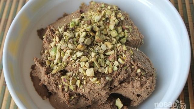 Рулет из печени в клюквенном муссе