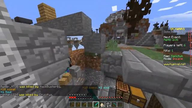 Ну я там горел просто.... SkyWars Hypixel.net #1 смотреть онлайн