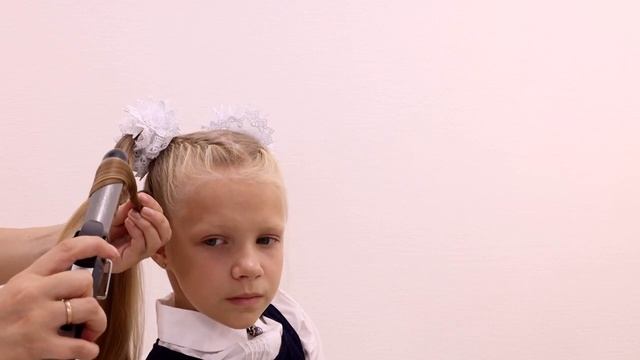 Легкие Прически в Школу на 1 Сентября. Easy Hairstyle for School