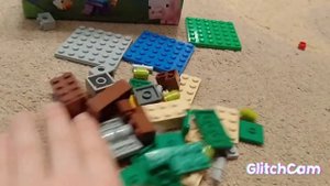 красный лего крипер обзор набора лего Засада крипера