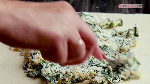 Как приготовить рулеты с сыром и шпинатом - Рецепты от Со Вкусом смотреть онлайн