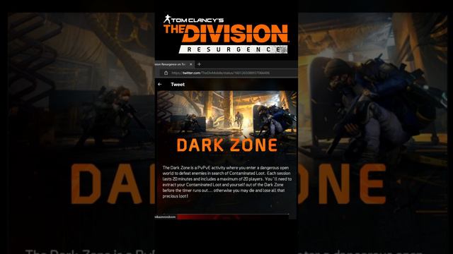 The EAGLE BEARER is a DARK ZONE Exclusive! - The Division Resurgence Mobile News Update