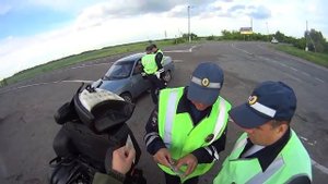 Квадроцикл  остановили ДПС