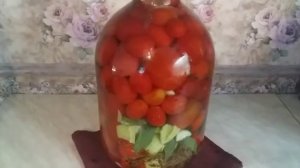 Квашеные помидоры с горчицей,стоят до следующего урожая