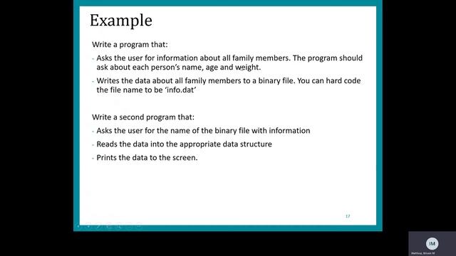 Python   Chapter 9   Class 2   Serialization