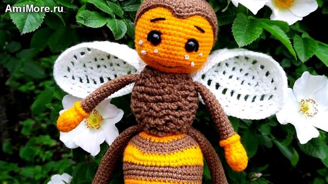 Амигуруми: схема Пчелёнок Флай. Игрушки вязаные крючком - Free crochet patterns.