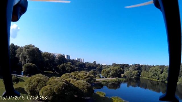 Syma x8c полеты над прудами в парке Покровское-Стрешнево смотреть онлайн