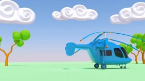 №1 Умный вертолётик: Учимся считать до пяти и обратно. Прямой и обратный счет до 5 для маленьких.