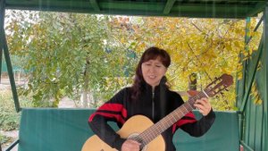 Походная песня+аккорды без баррэ- Вальс в ритме дождя