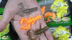 Силиконовые приманки Bat копии приманок Fox Rage,Keitech,Sawamura,Crazy Fish
