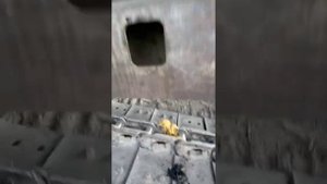 как одеть гусеницу komatsu PC 50