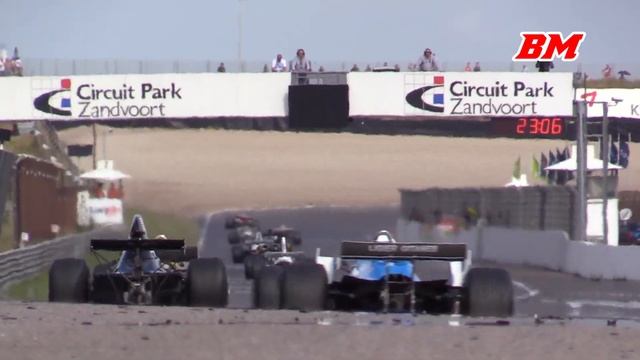 FIA F1 Masters Zandvoort 2015-2018 - Cosworth DFV V8 sounds смотреть онлайн