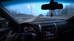 Nissan Teana 2014 2.5 на трассе. Разгон шок. Топ контент. М4 Дон. Новый год.