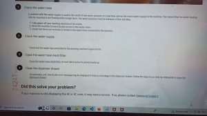 How to Fix Samsung Front Load Washing Machine 4C or 4E Error Code | Water Supply Issue