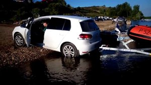 solar 350 скидываем с прицепа