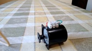 Реверсивный мотор 220 В для большинства инкубаторов 2.5r/мин .