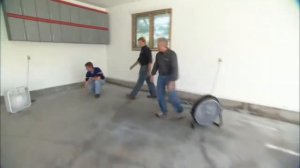 Подготовка и окраска бетонного пола