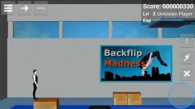 Баг на большой прыжок в игре Backflip Madness смотреть онлайн