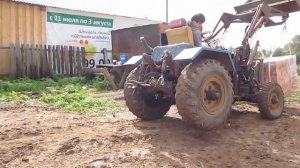 Самодельный трактор с погрузчиком