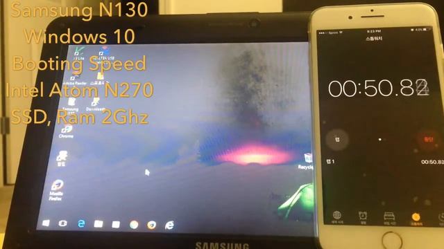 Samsung N130 Windows 10 Booting speed смотреть онлайн
