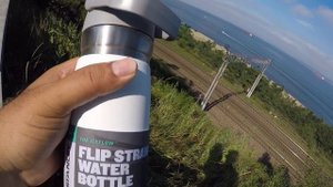 Владивосток,аномальная жара.Термобутылка STANLEY GO IceFlow.2021 год.