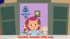 Twinkle Twinkle Little Star Rhyme with Lyrics - English Nursery Rhymes Songs for Children