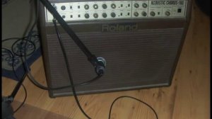 Shure SM58 & Roland AC-100