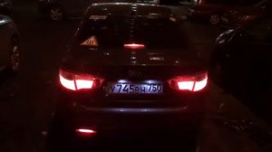 Двойной стоп сигнал или сигнал торможения в крышке багажника на KIA Rio 3