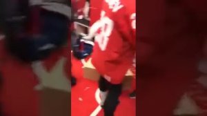 Хоккей олимпийские игры Россия- Германия 4:3 В раздевалке после игры